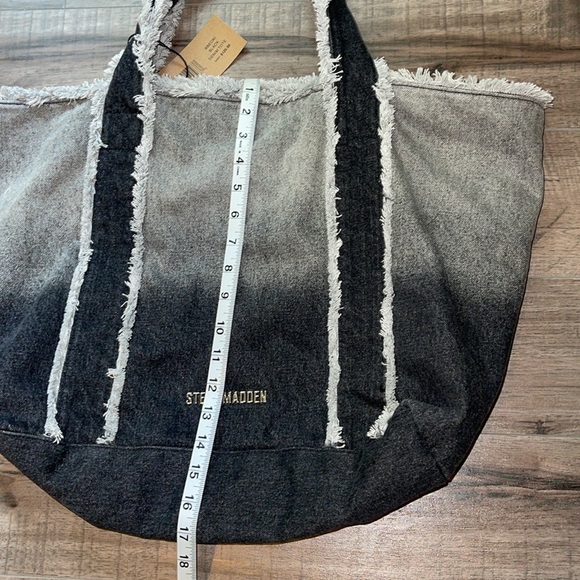 Steve Madden Denim Tote - Picture 7 of 16